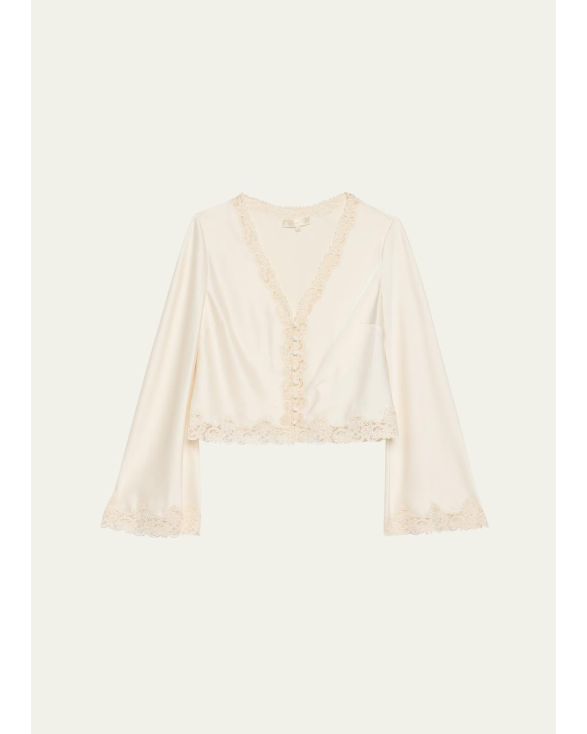 Fioretta Lace-Trim Top
