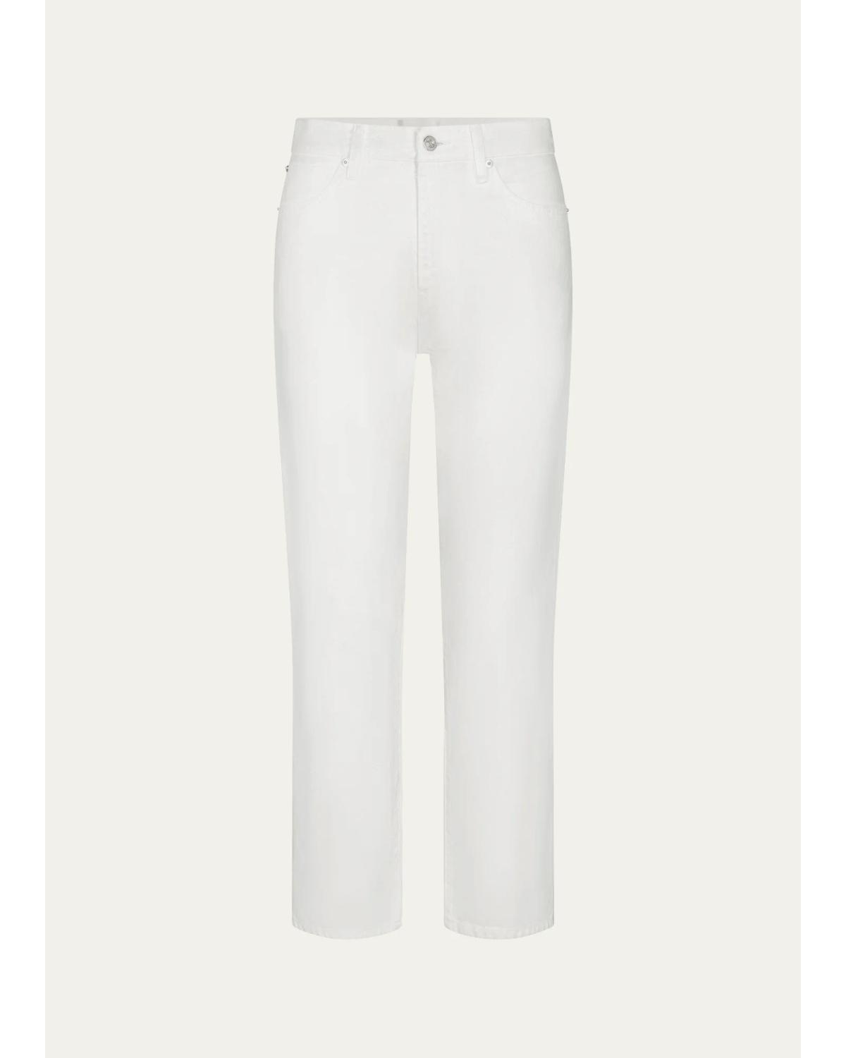 The Hang Coated Straight-Leg Jeans