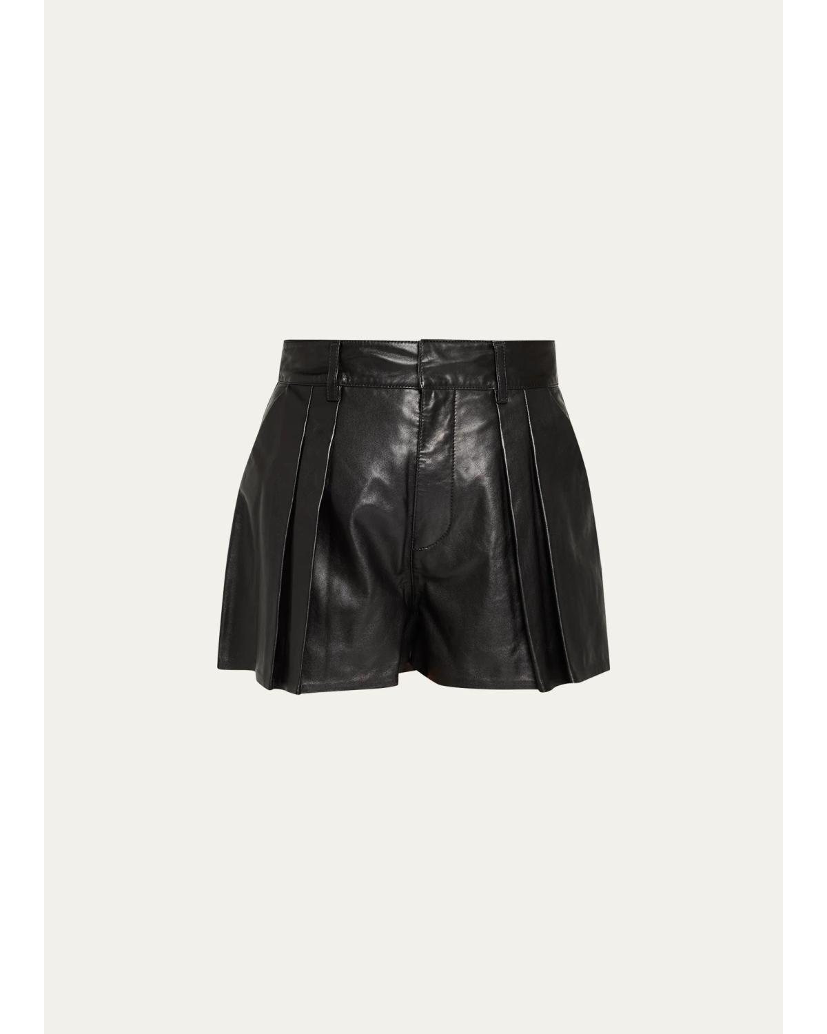 The Leather Structural Shorts