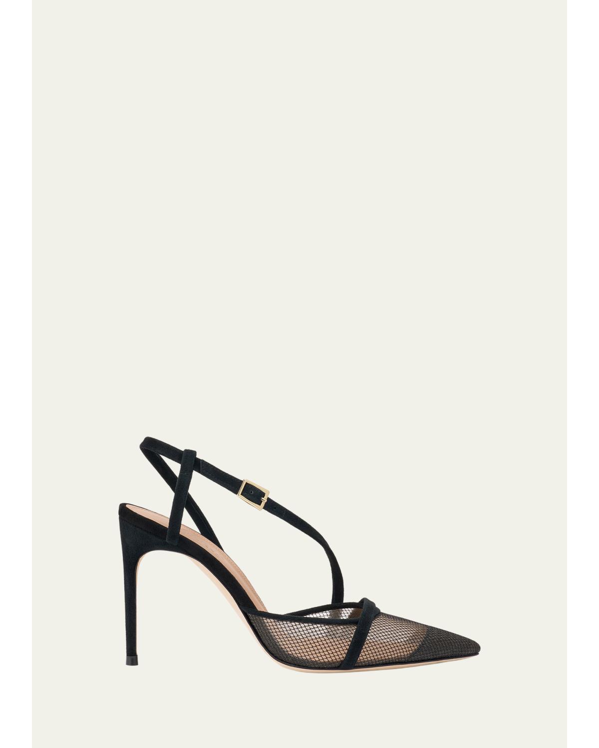Valeria 90Mm Suede & Slingback