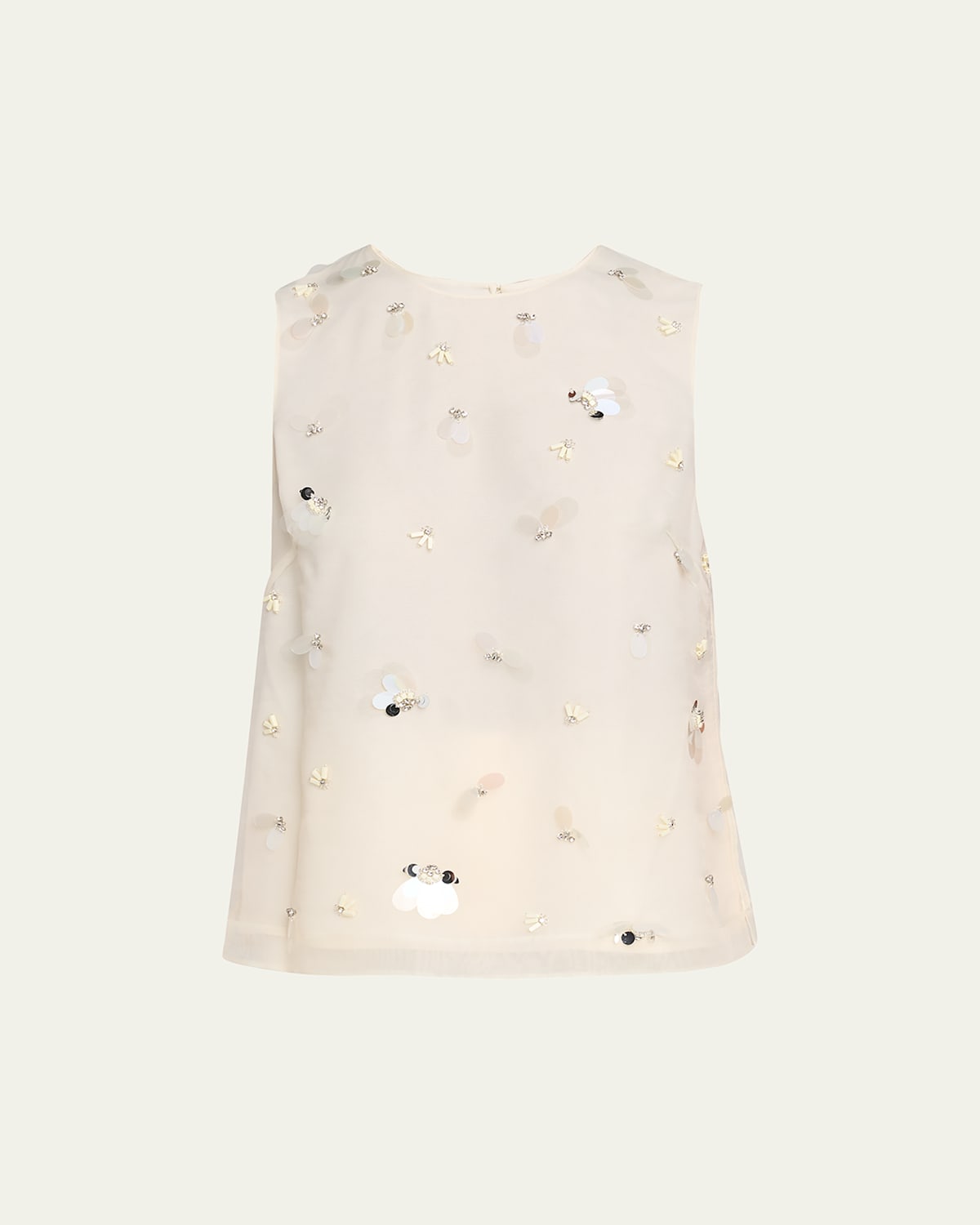 SIMKHAI Celia Sequined Sleeveless Top | Thumbnail 1 SIMKHAI Celia Sequined Sleeveless Top | Thumbnail 1