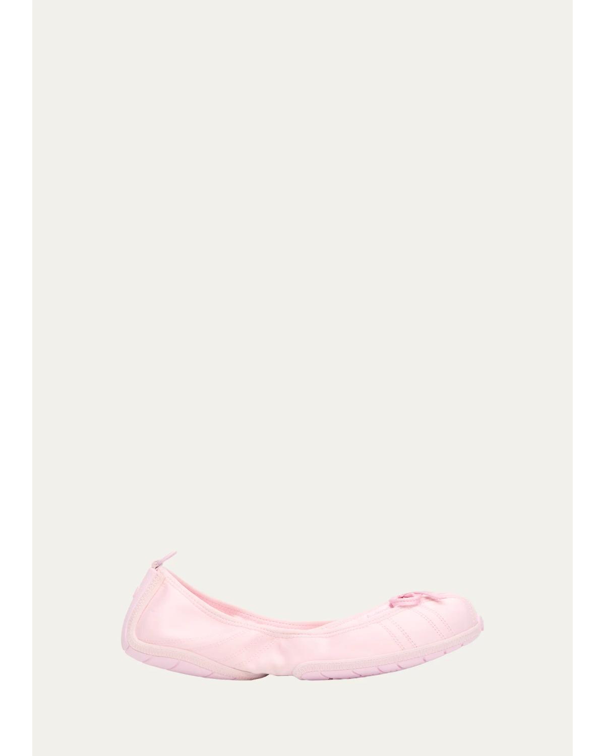 Nylon Ballerina Flats