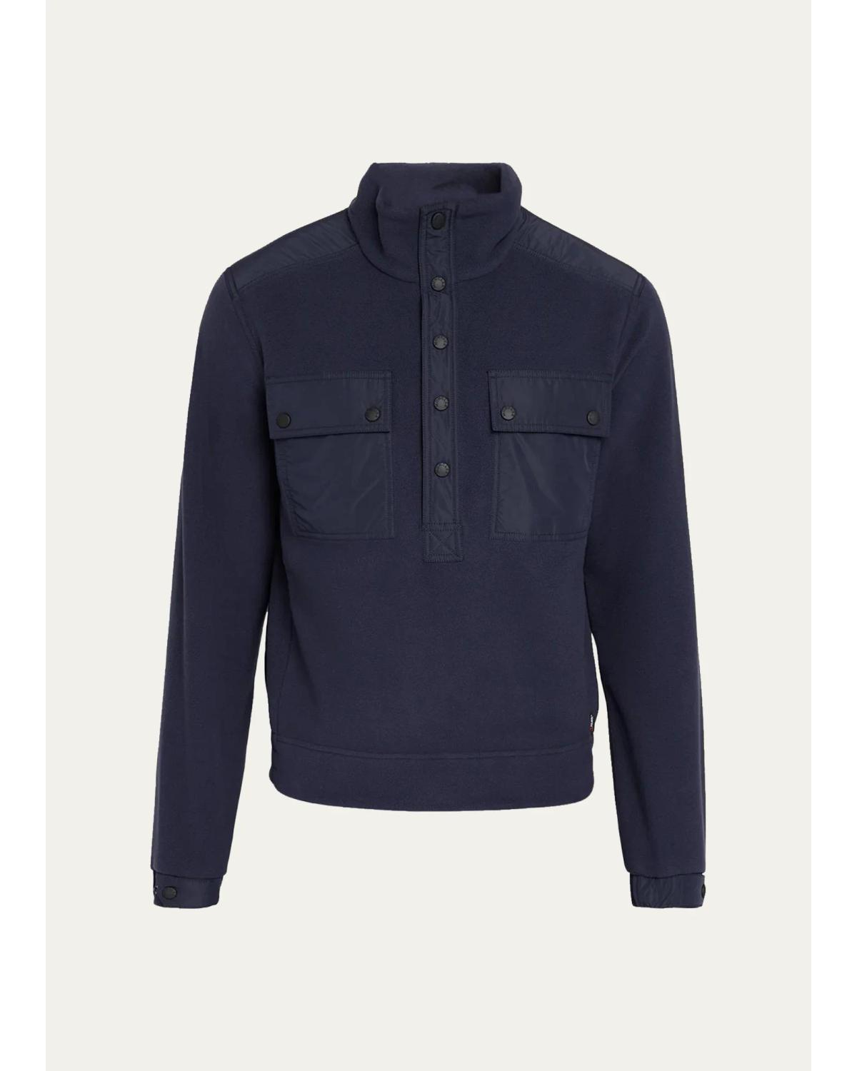 Men'S Half-Placket Hybrid Jacket