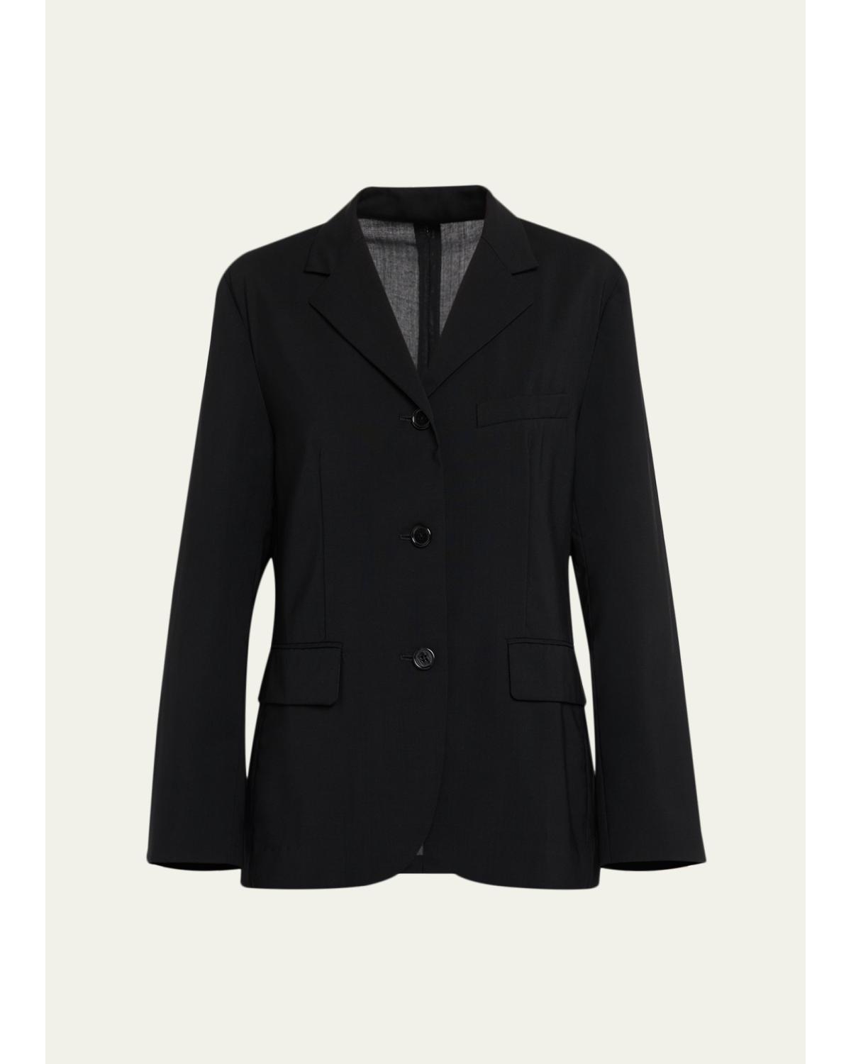 Relaxed Wool Sporting Coat
