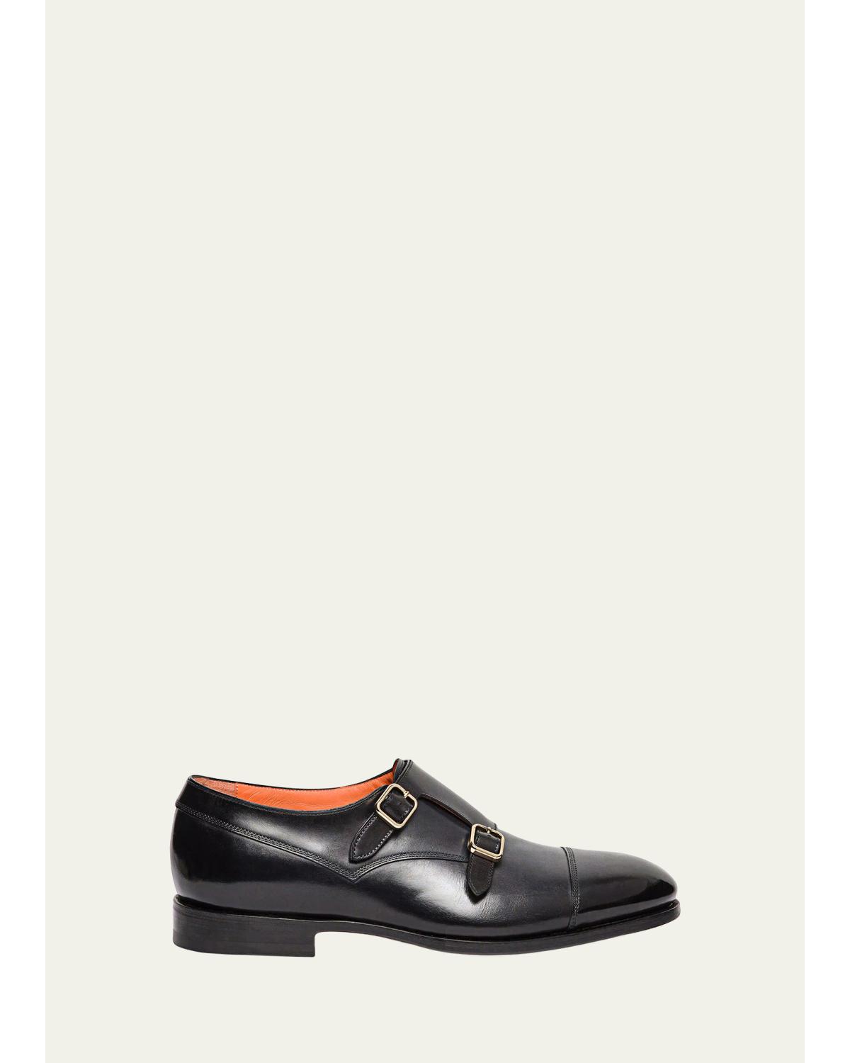 Men'S Gentile Double-Monk Strap Loafers