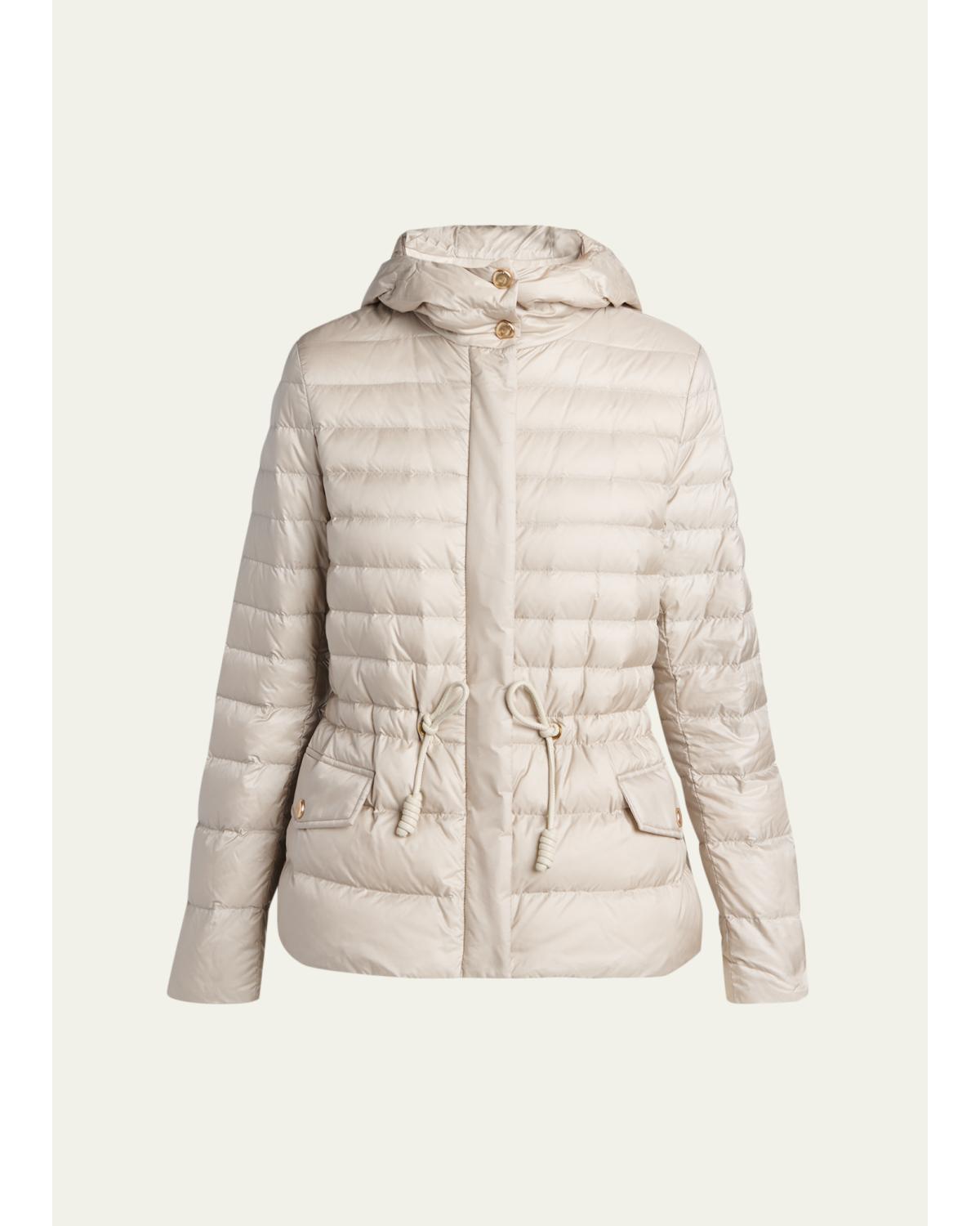 Raies Hooded Short Down Jacket