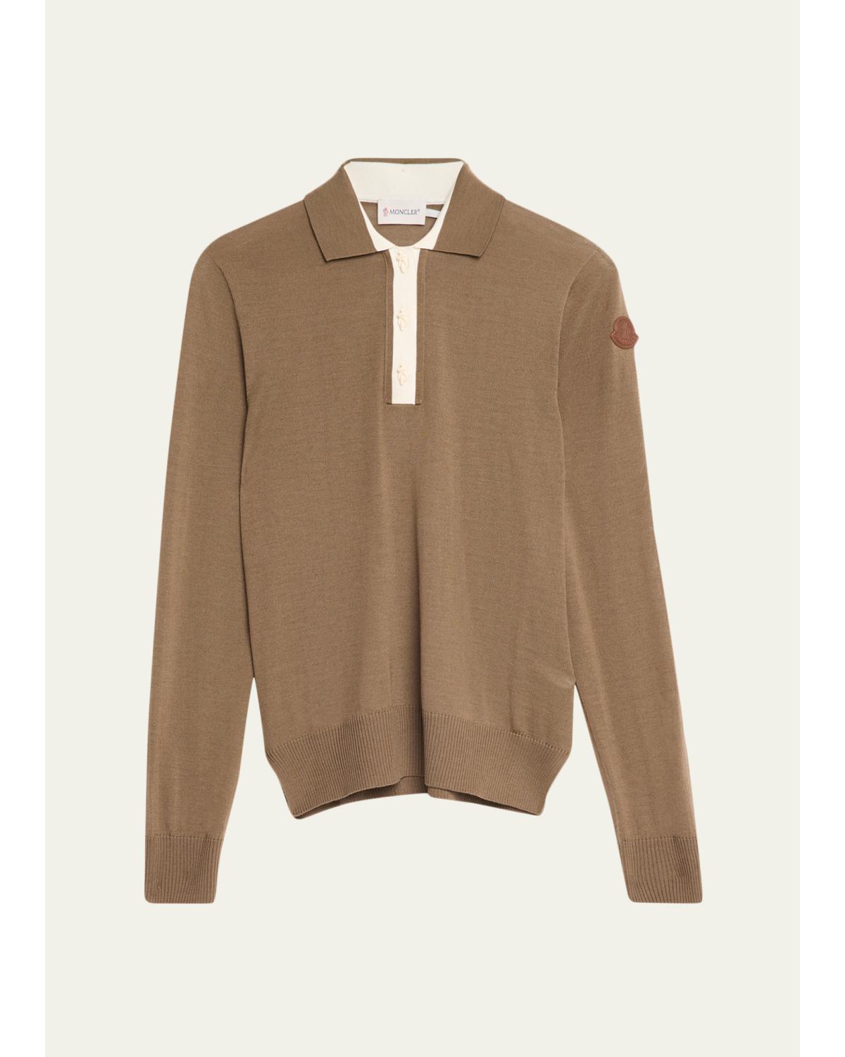 Long-Sleeve Polo