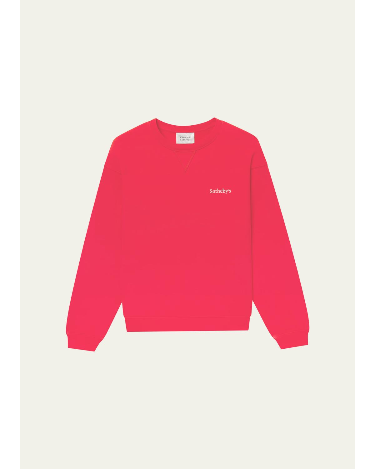 FRAME x Sotheby's Cotton Crewneck Sweatshirt