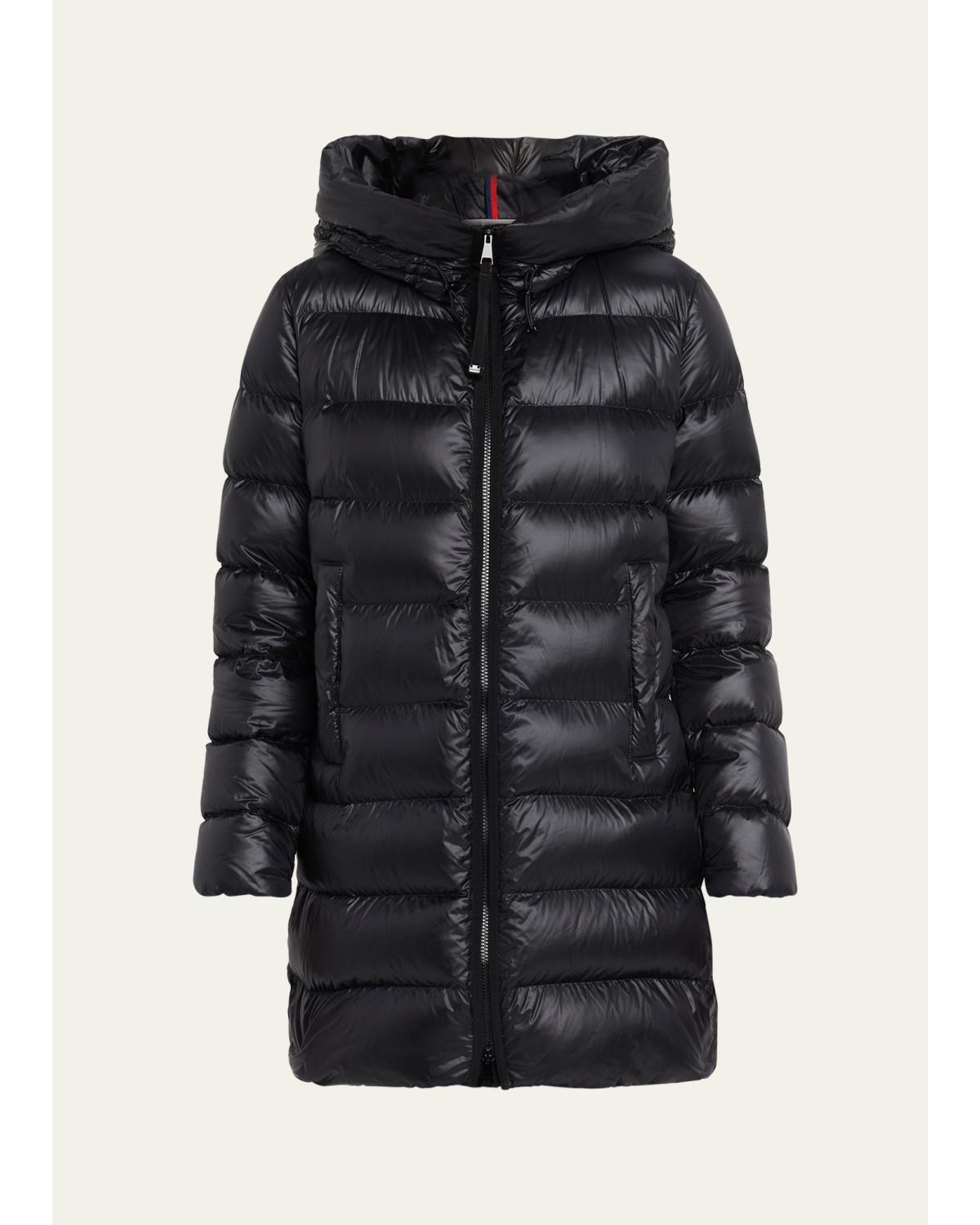 Suyenne Hooded Mid-Length Down Jacket