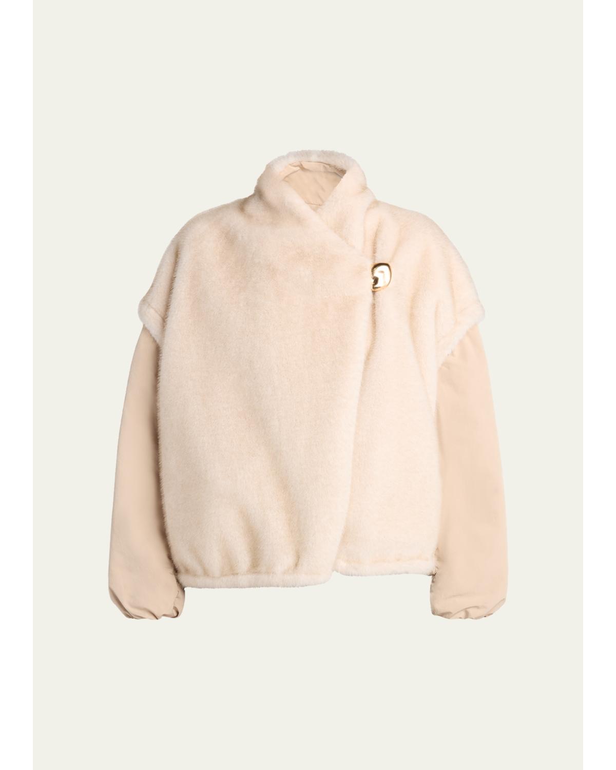 Chardonneret 2-In-1 Reversible Teddy Down Jacket