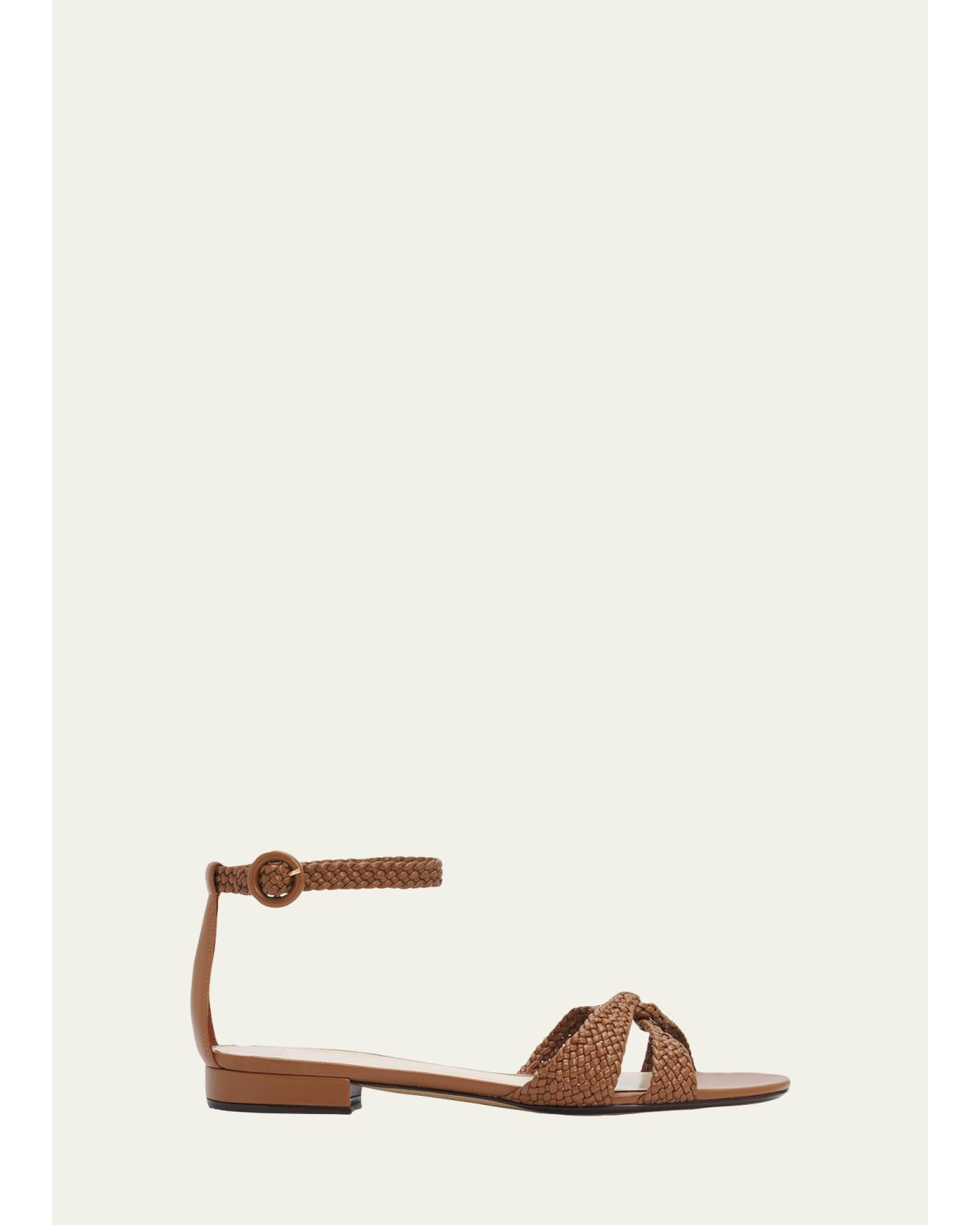 Sabrina Braided Flat Sandals