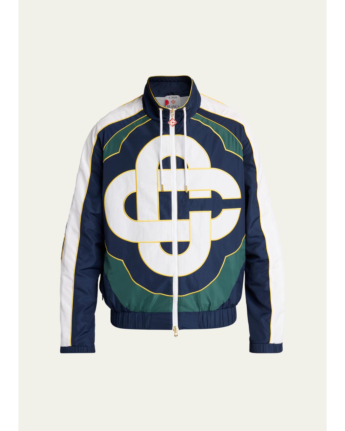 Men'S Cc Logo Windbreaker Jacket
