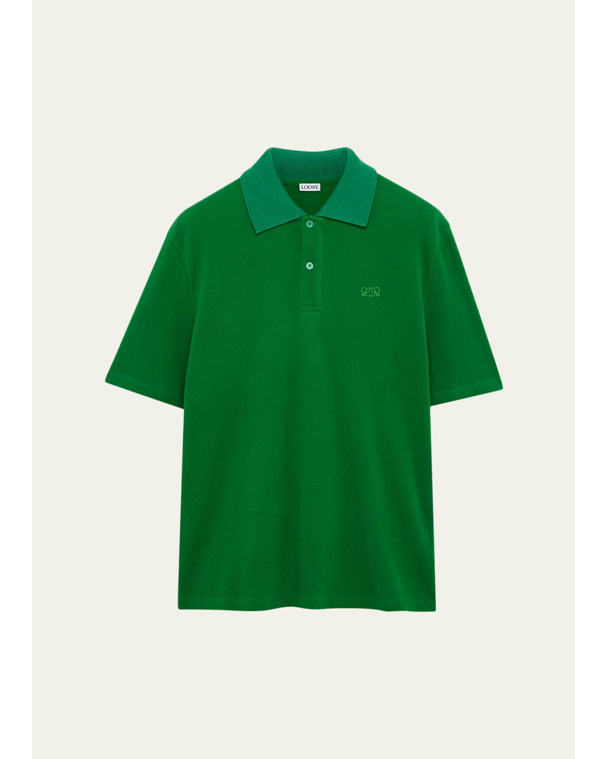 Men'S Cotton Pique Polo Shirt