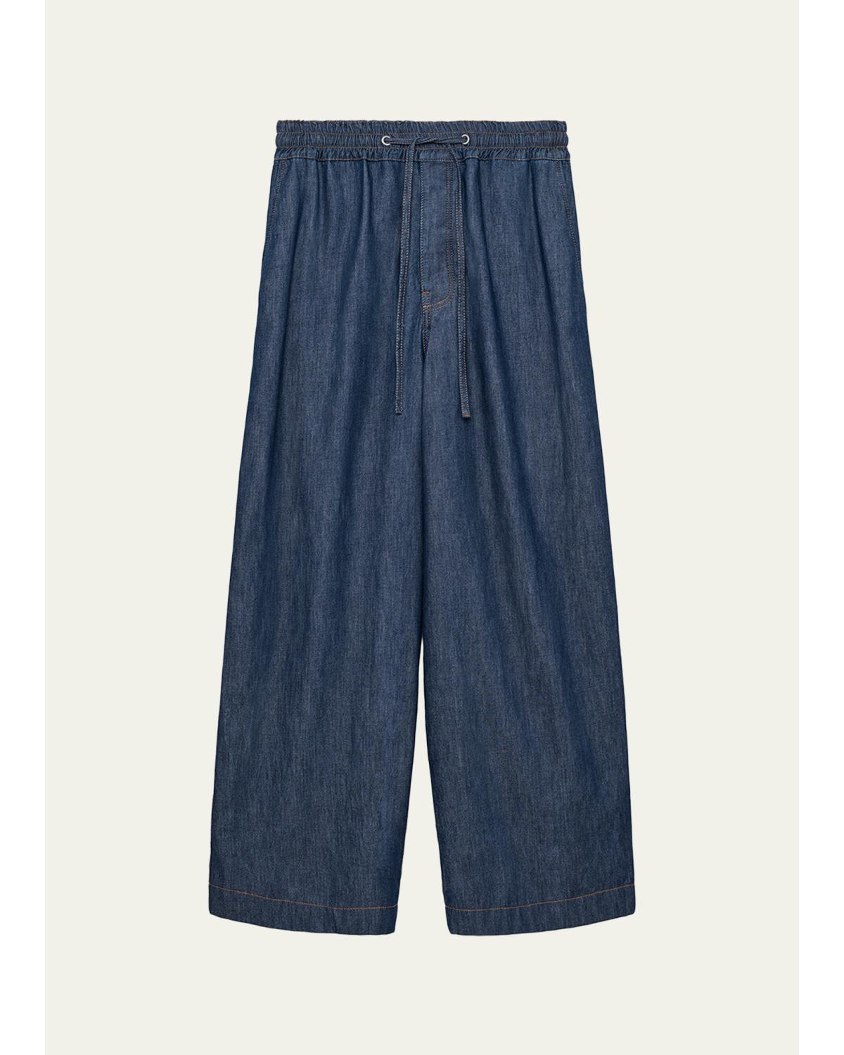 Men'S Denim Drawstring
