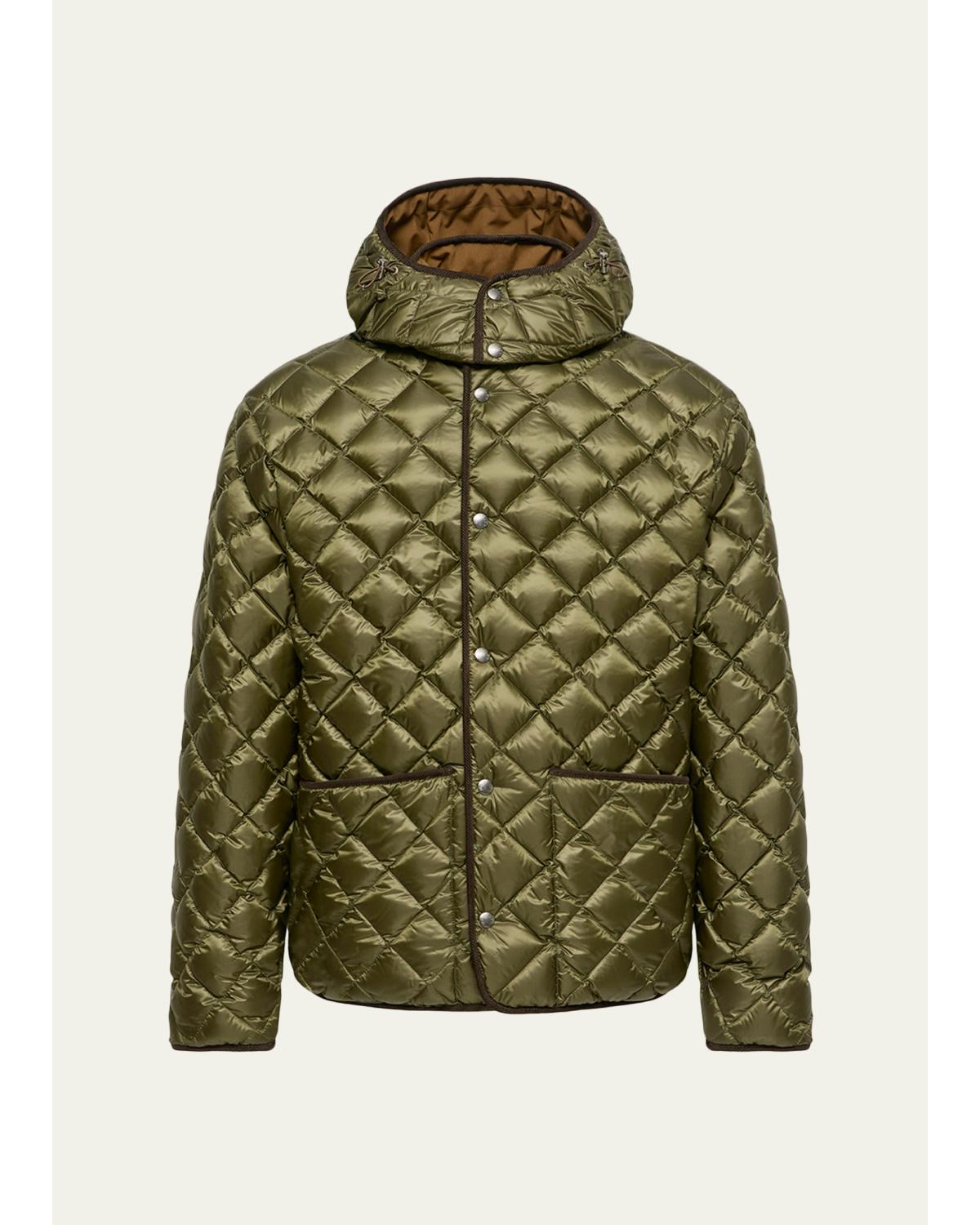 Men'S Venserre Quilted Nylon Down Jacket