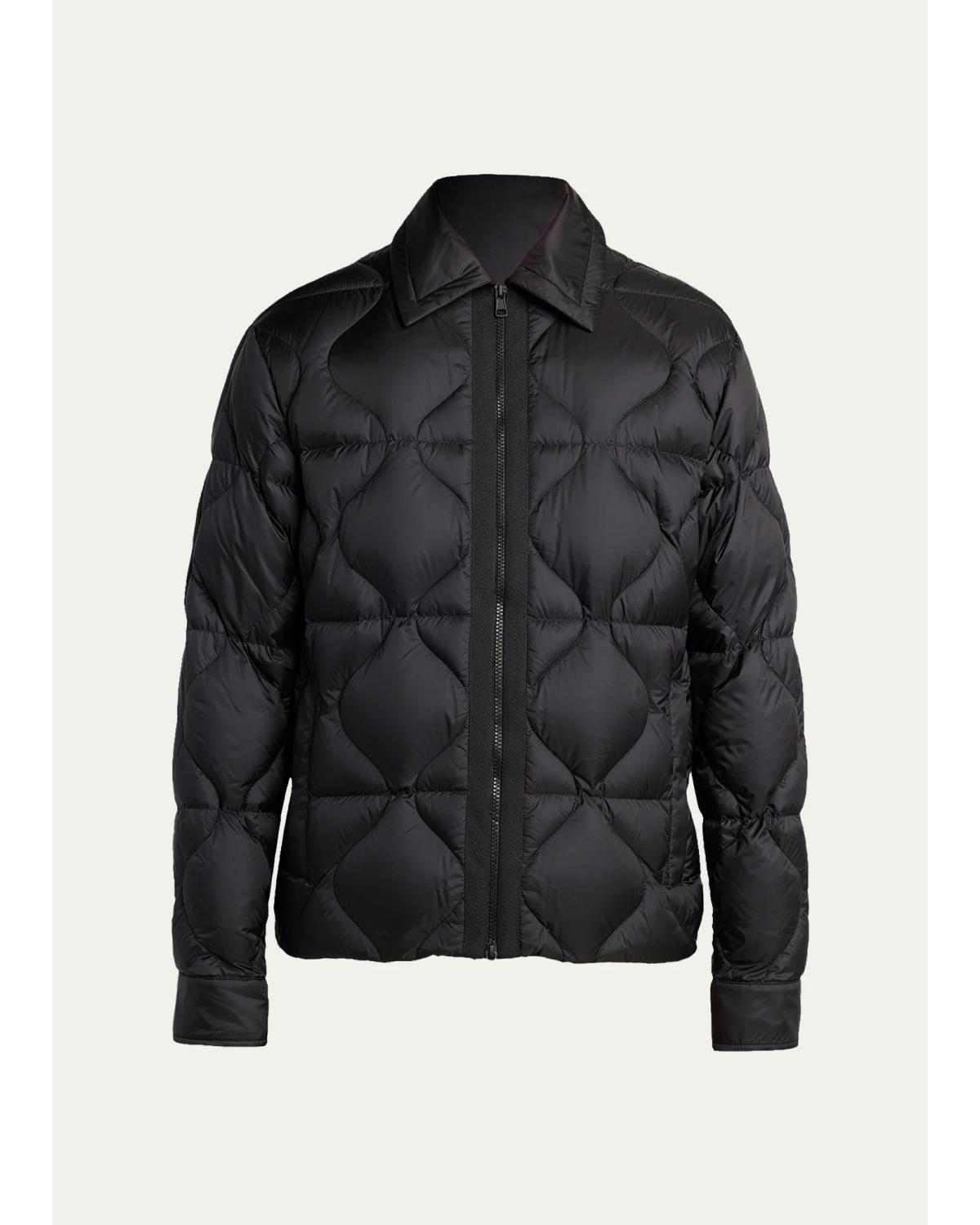 Men'S Ashmere Short Down Shirt Jacket
