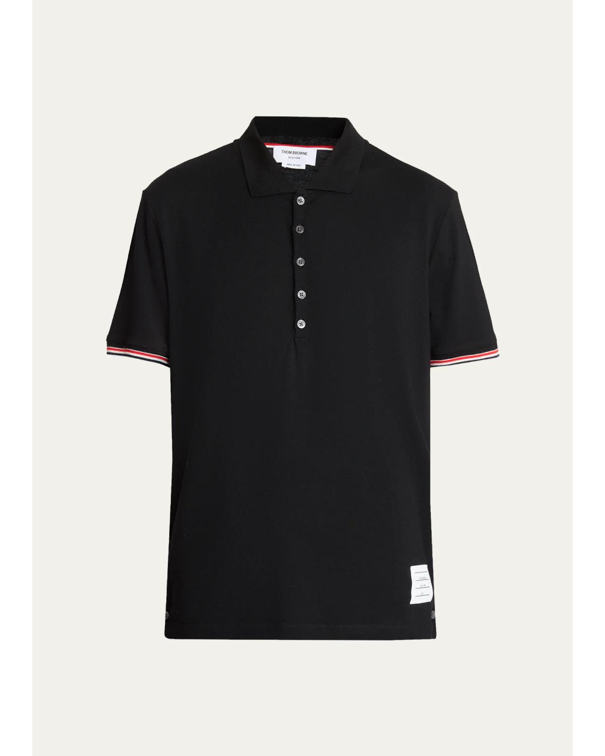 Men'S Rwb Tipping Wool Jersey Polo Shirt