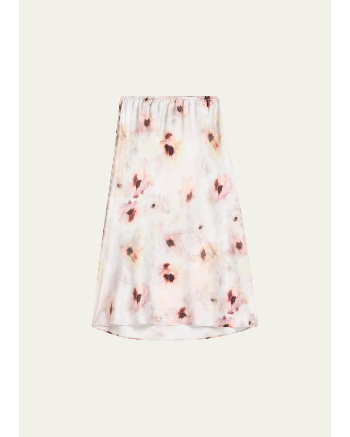 Watercolor Floral Midi