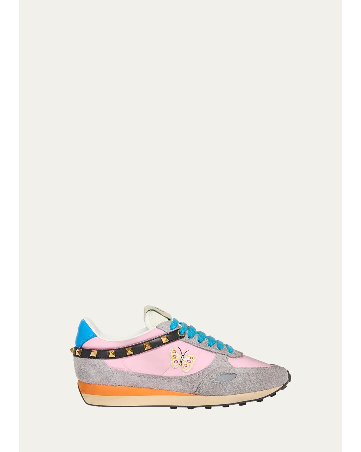 Rockstud Low-Top Sneakers