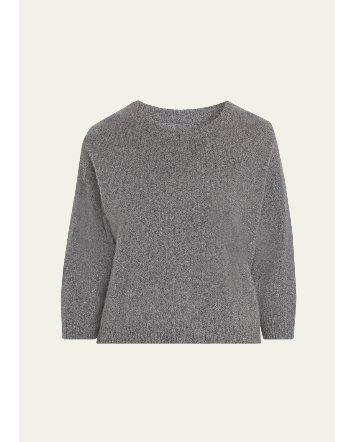 Azali Cropped Crewneck Sweater
