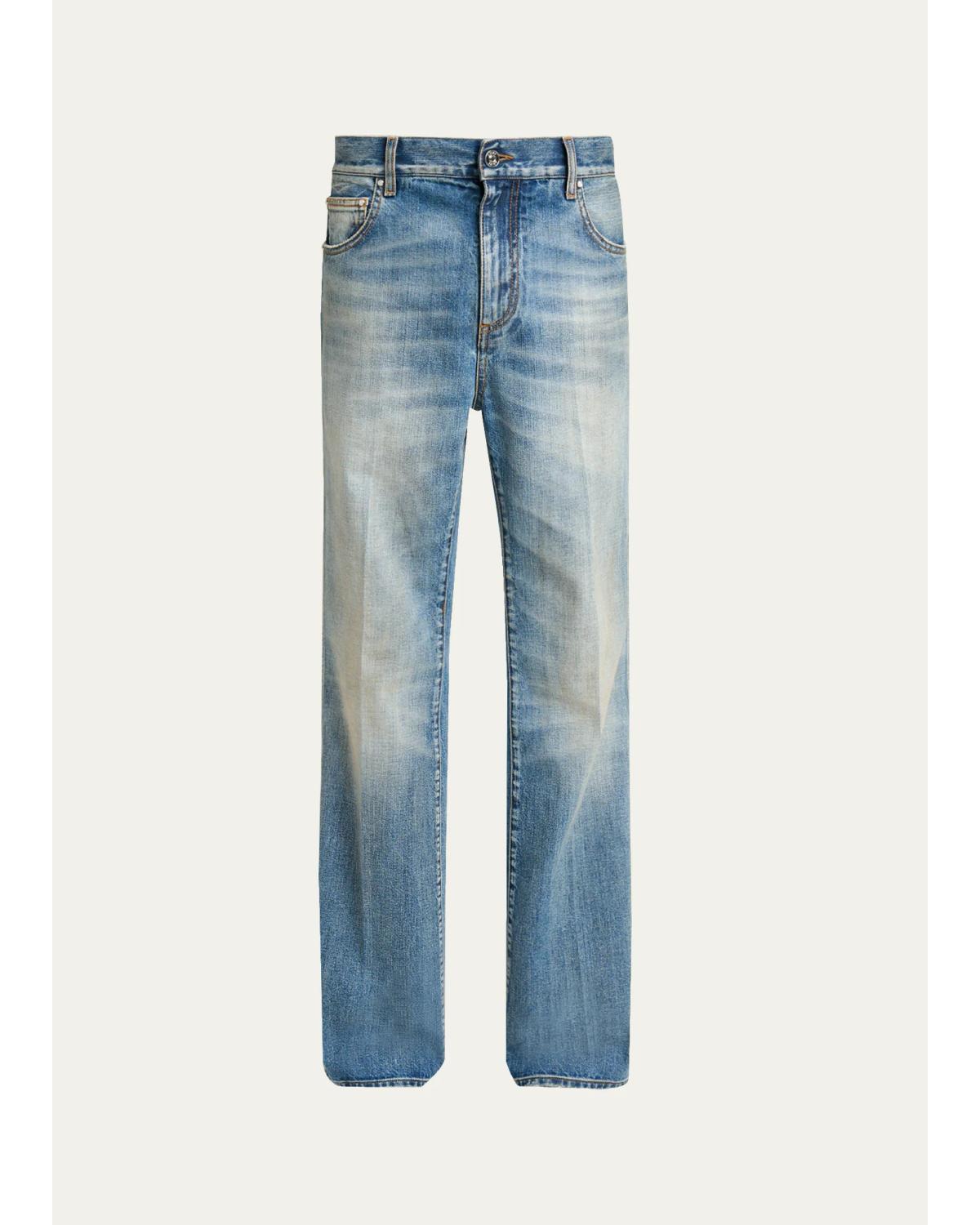 Men'S Ma Fit Faded Denim Jeans