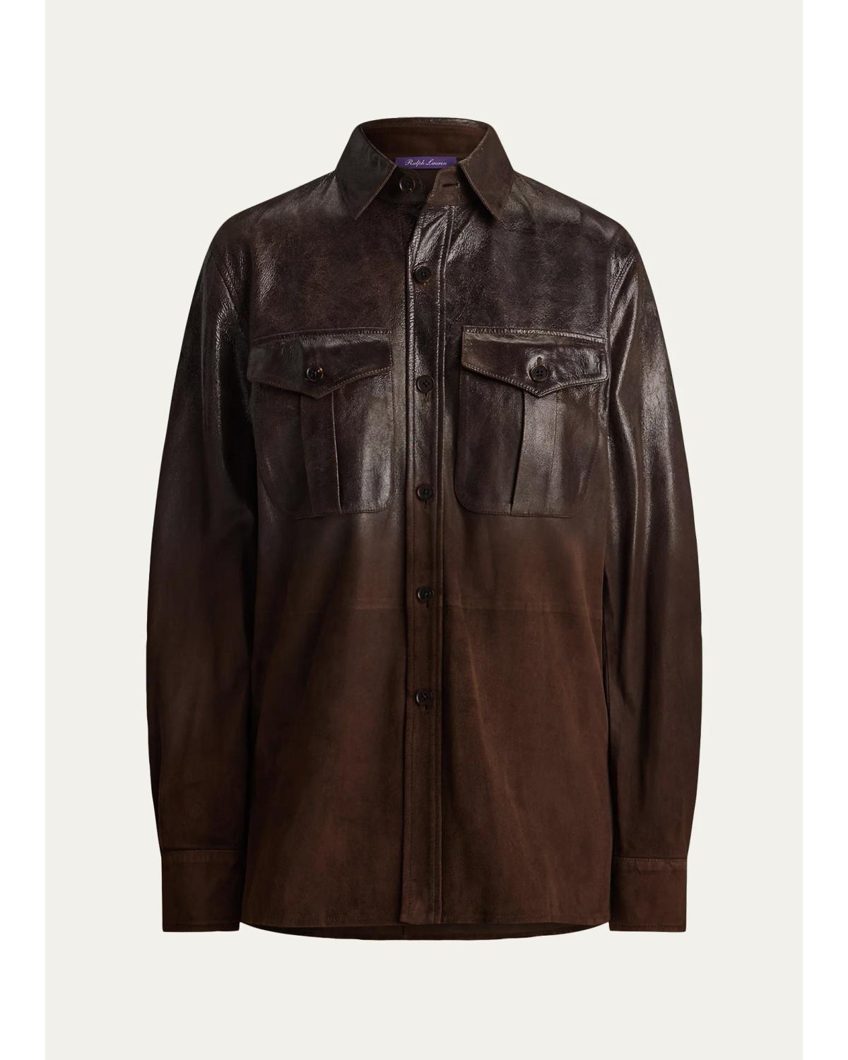 Landry Lamb-Suede Shirt