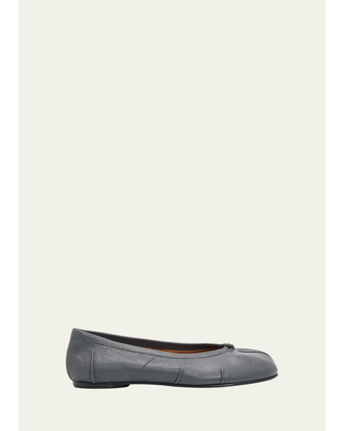 Tabi Leather Ballerina Flats
