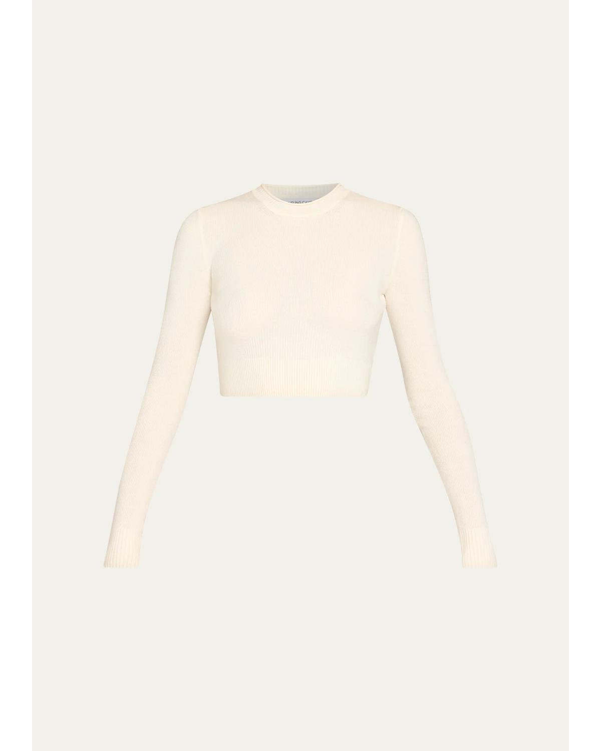 Merino Wool Crop T-Shirt