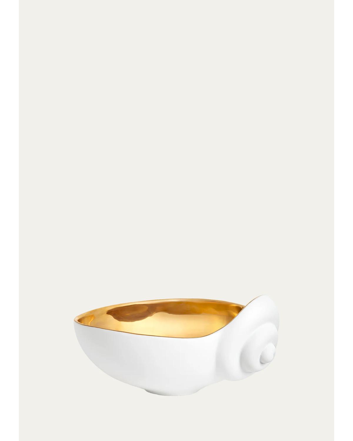 L'objet X Jessica Mccormack Shell 24k Gold-plated Bowl, Small