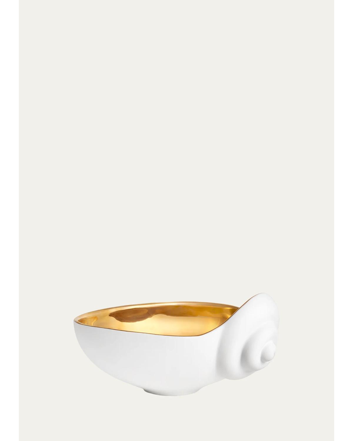 L'objet X Jessica Mccormack Shell 24k Gold-plated Bowl, Medium