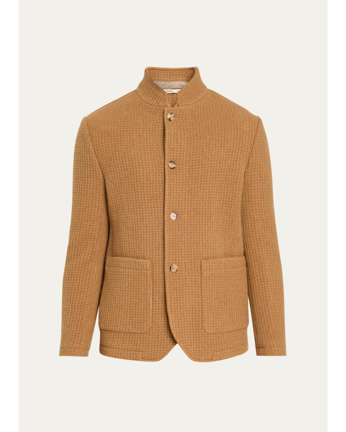 Stendhal Textured-Weave Cotton Jacket