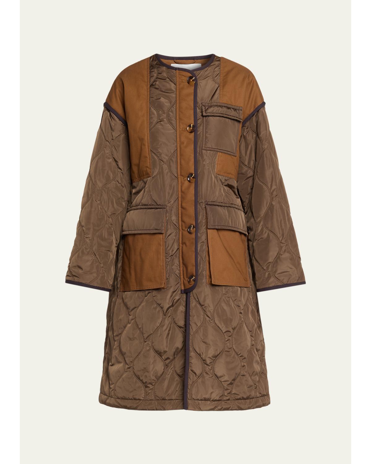 Quilted Nylon Coat