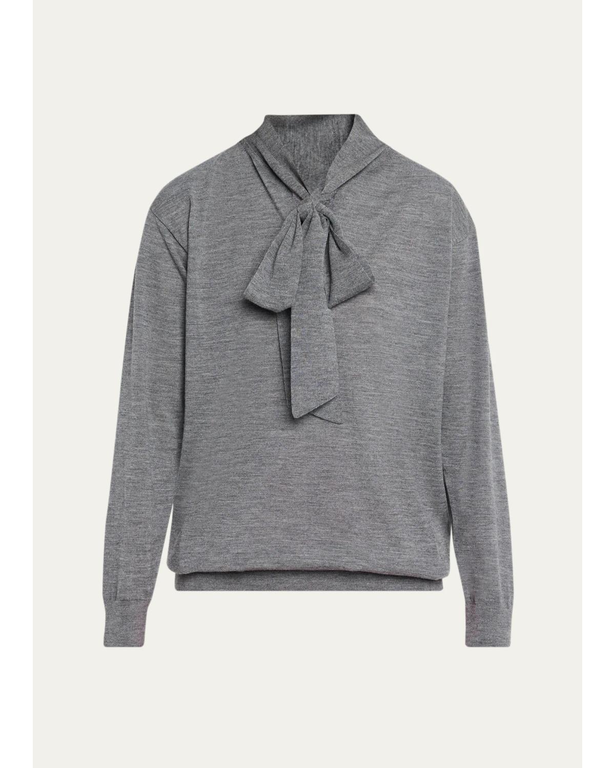 Neck-Scarf Sweater