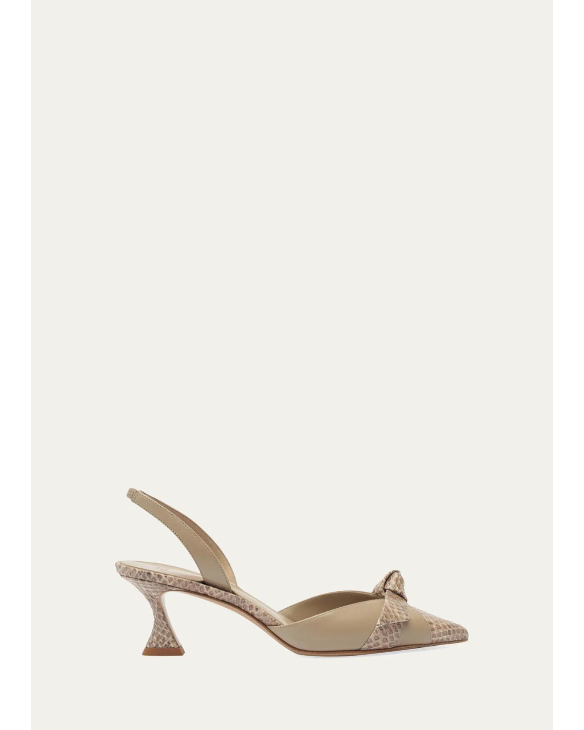 60Mm Clarita Mixed Slingback
