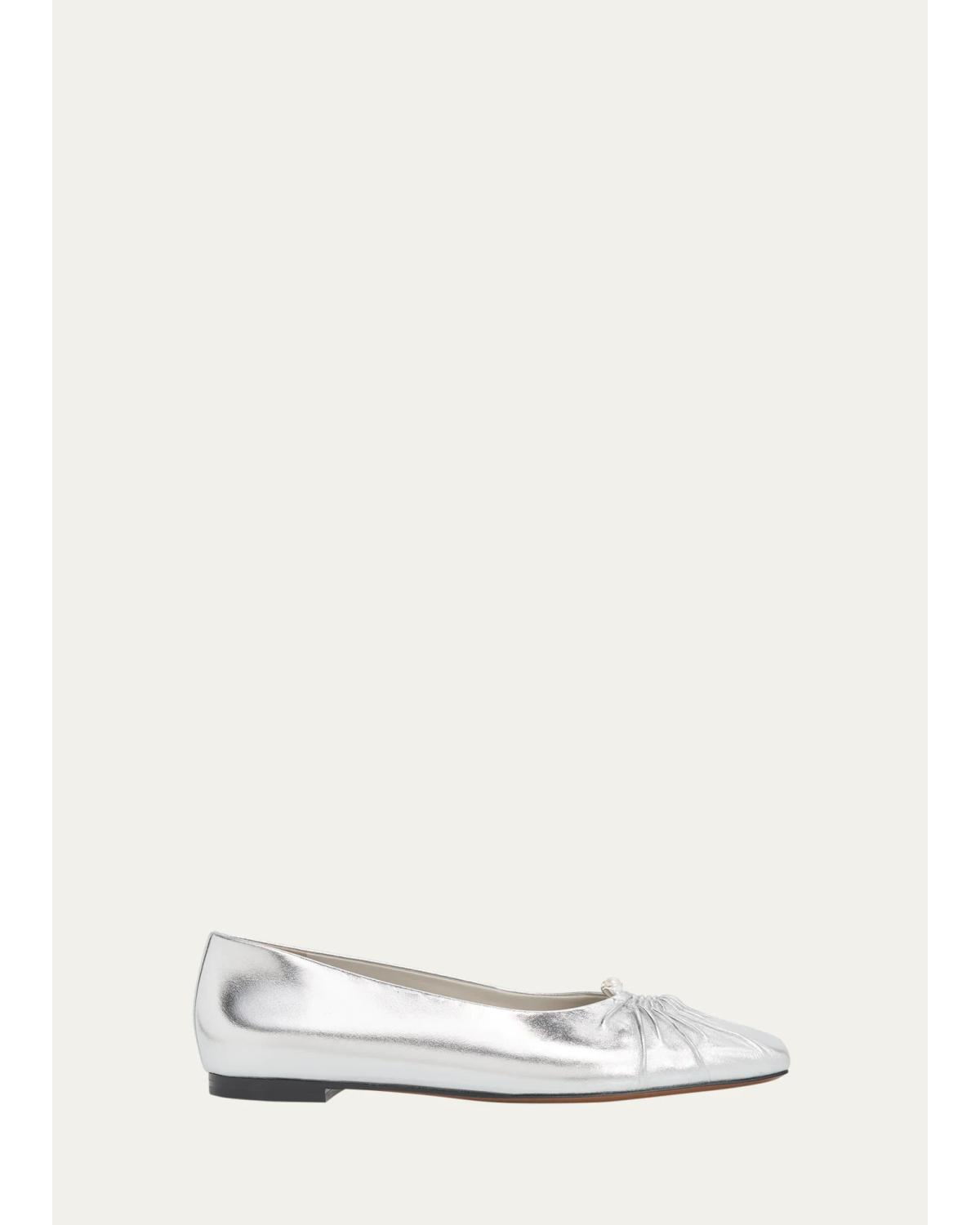 Dany Ruched Ballet Flats