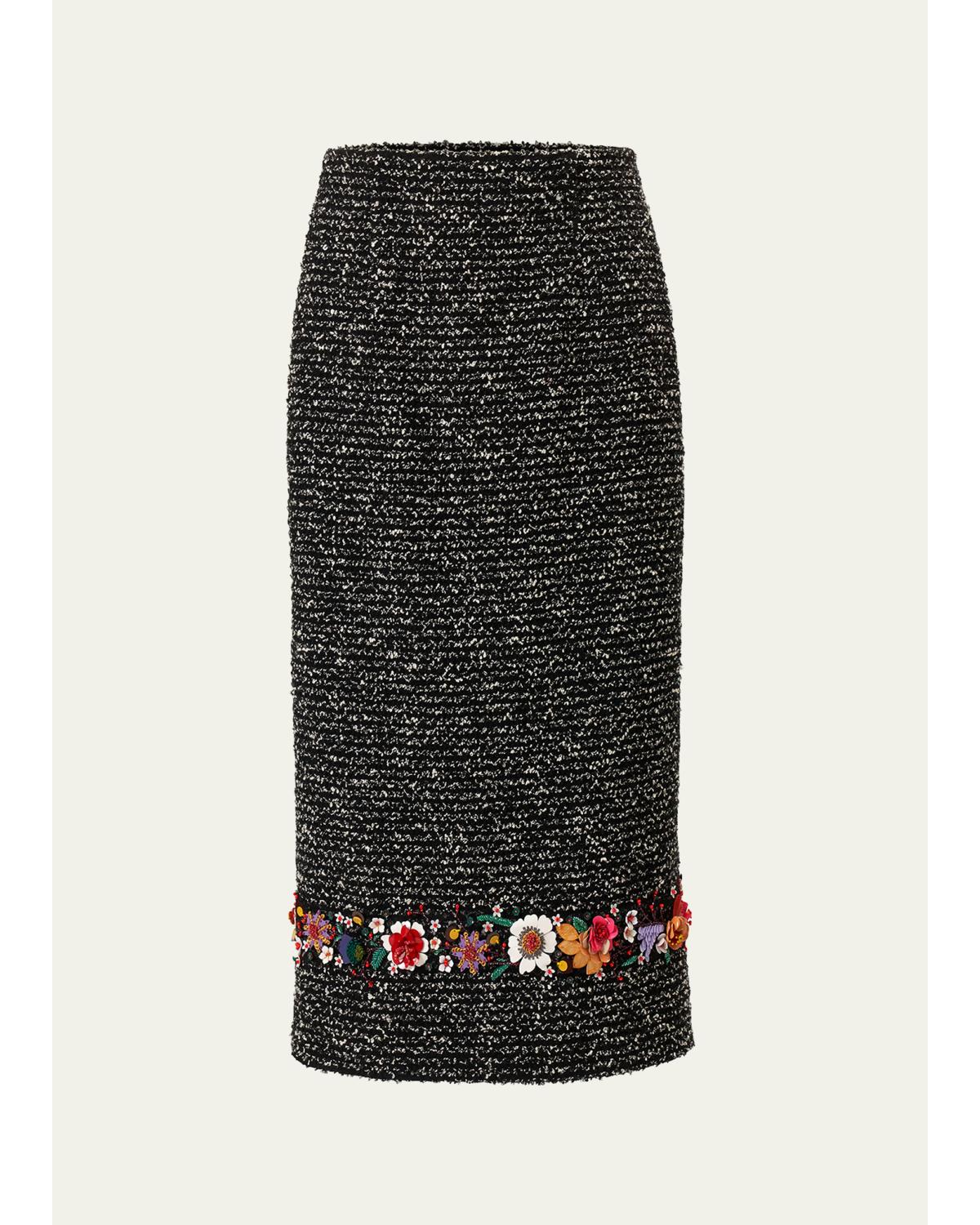 Embellished Pencil Skirt