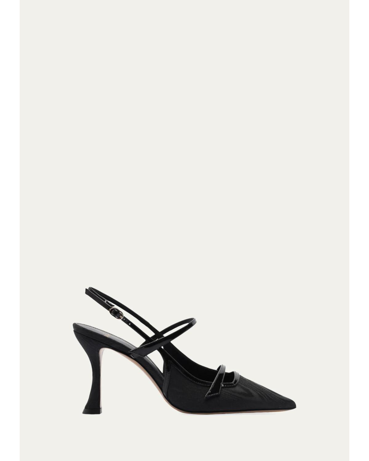 85Mm Tita Moire Slingback