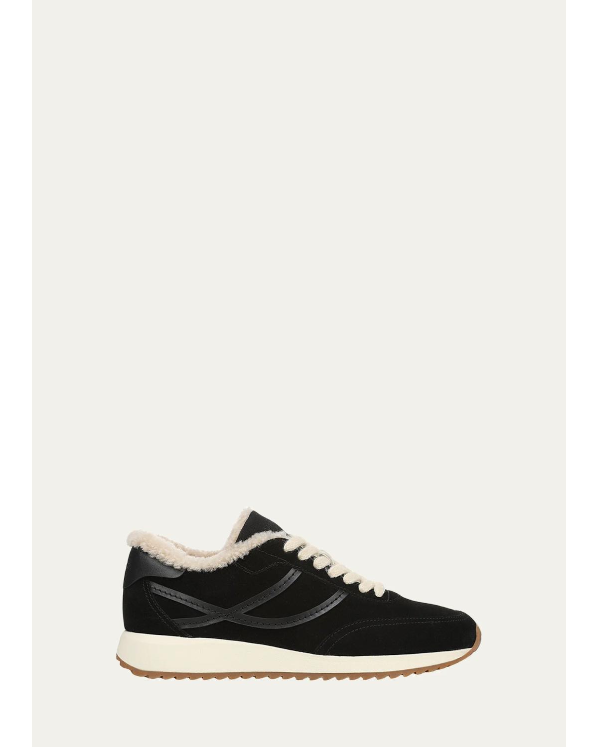 Santa Monica Shearling-Lined Sneakers