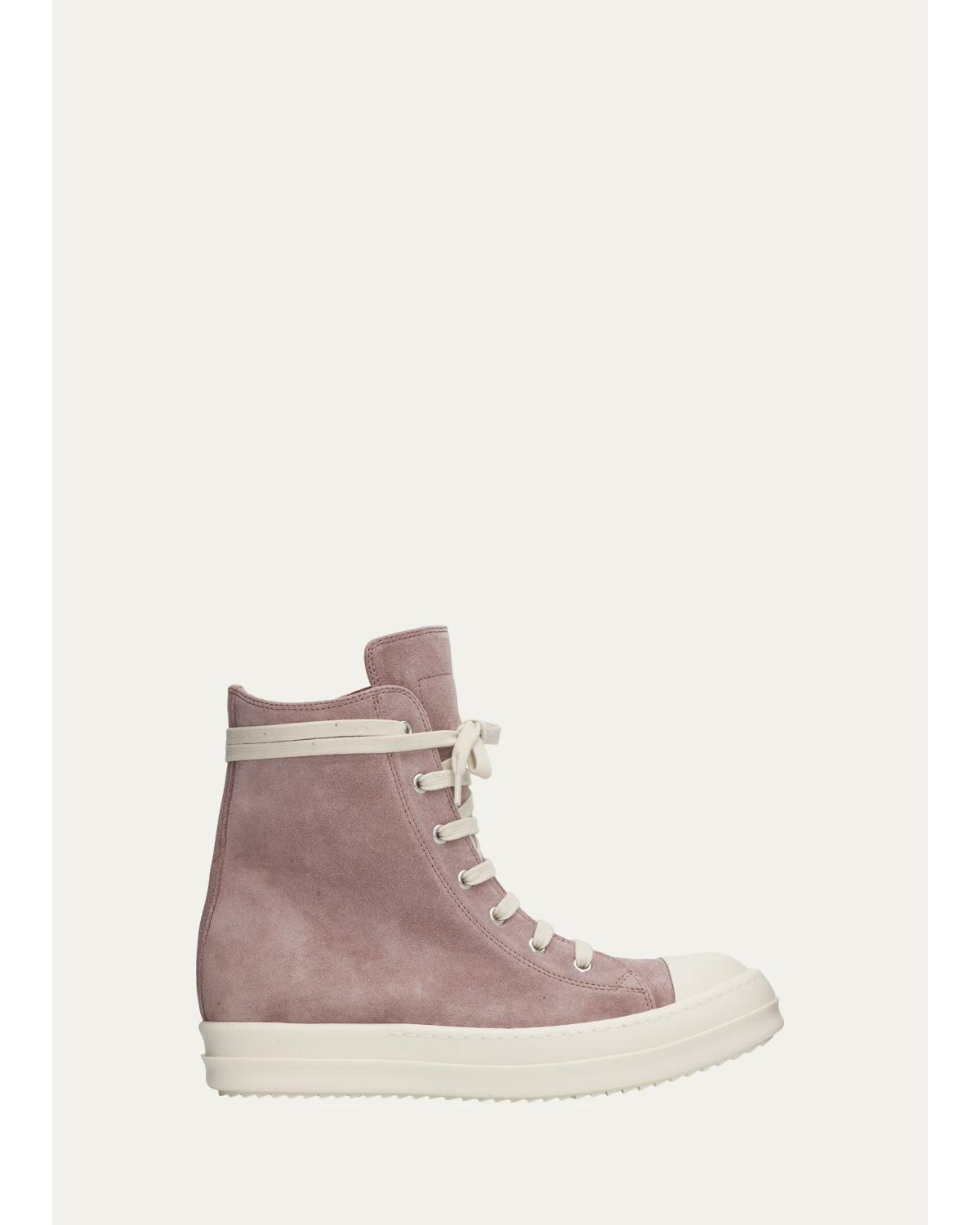 Suede High-Top Sneakers