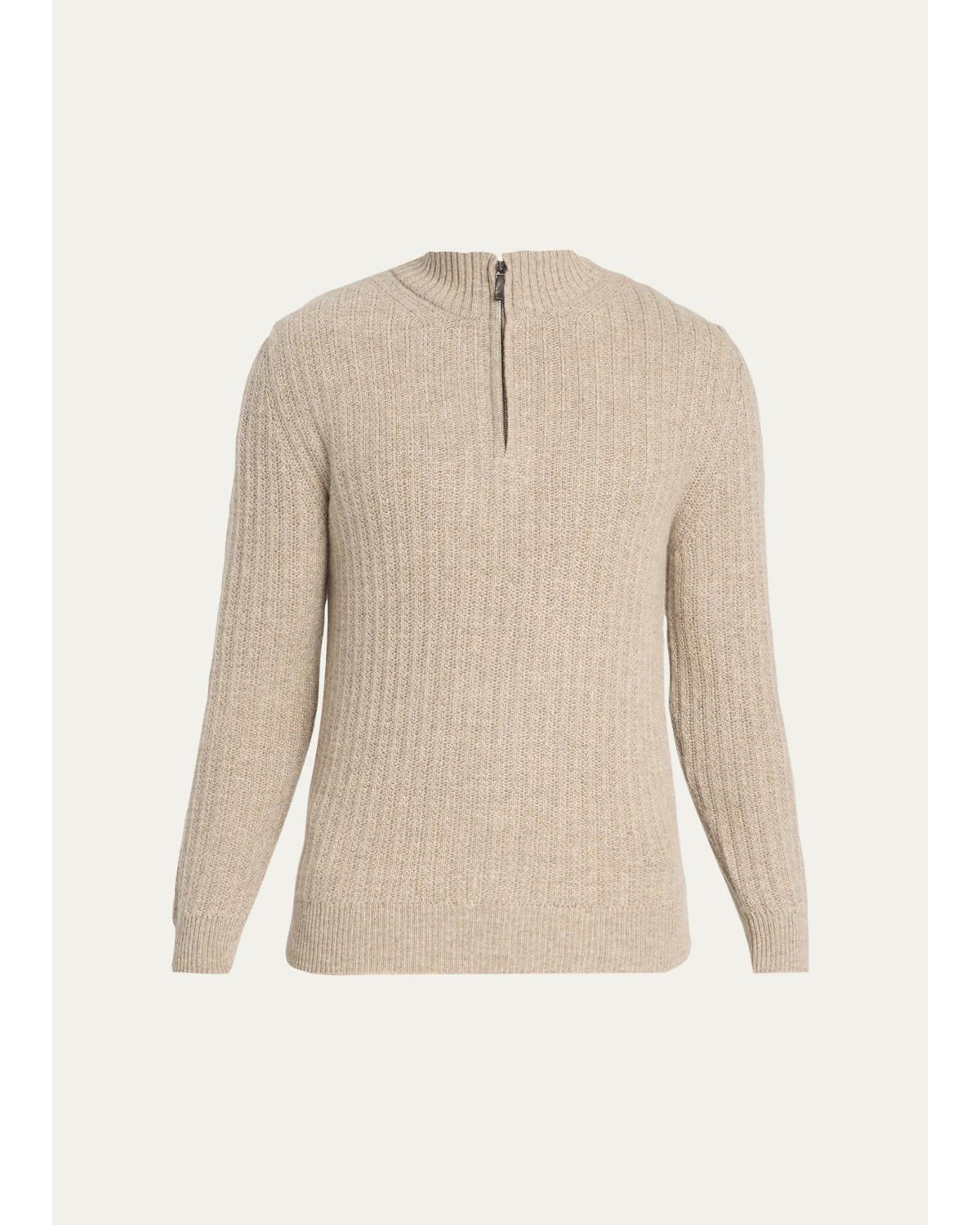 Canova Cotton Half-Zip Sweater