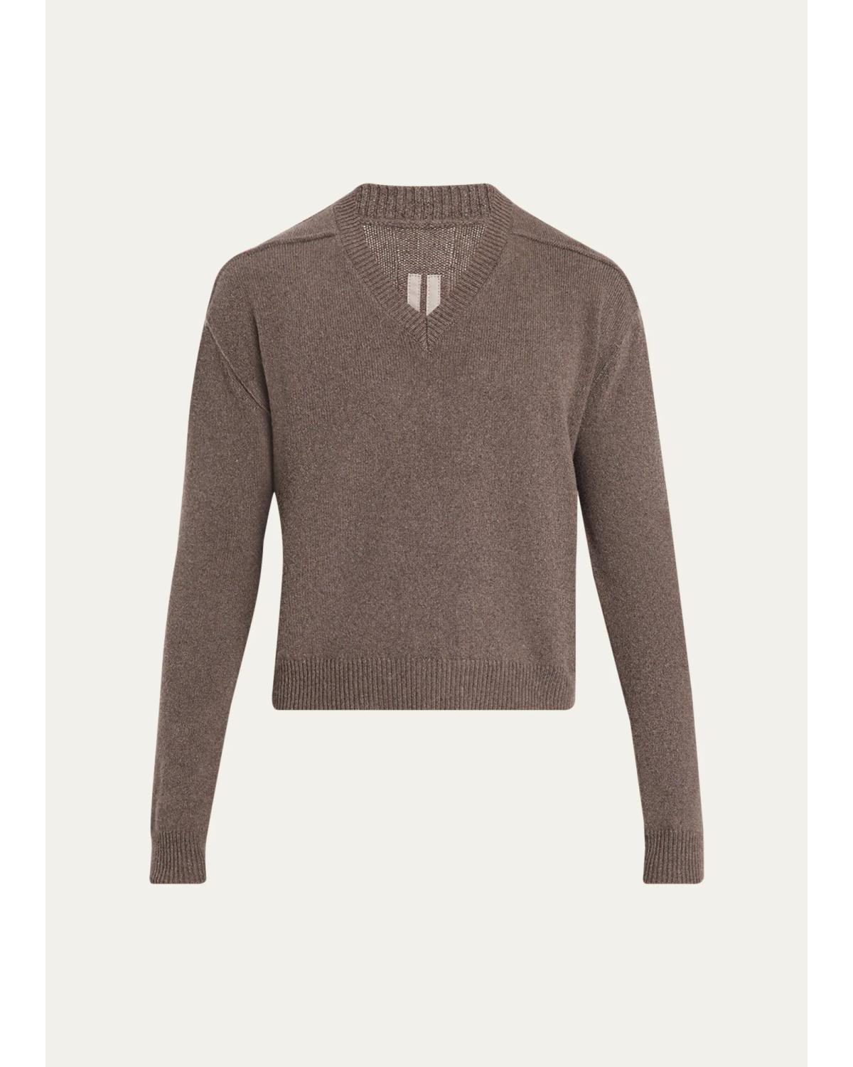 Men'S Cashmere And Wool V-Neck Sweater