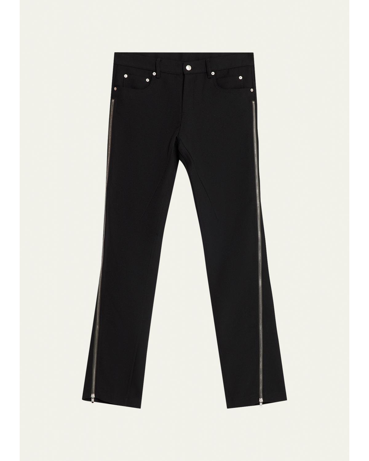 Men'S Vega Wool Zip-Cuff Jeans