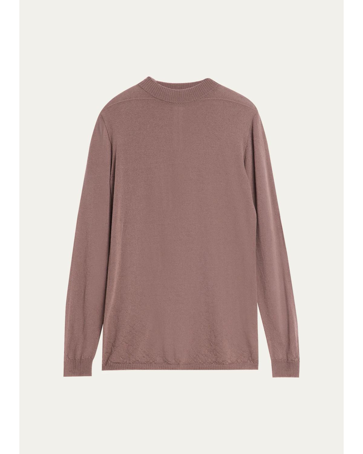 Men'S Merino Wool Crewneck Sweater
