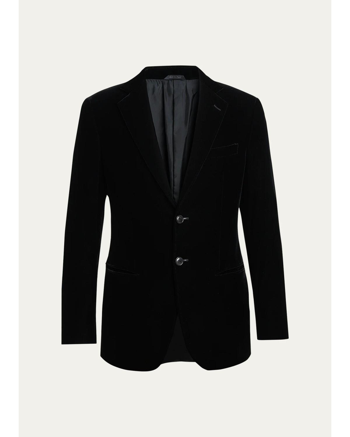 Men'S Seersucker Single-Breasted Sport Coat
