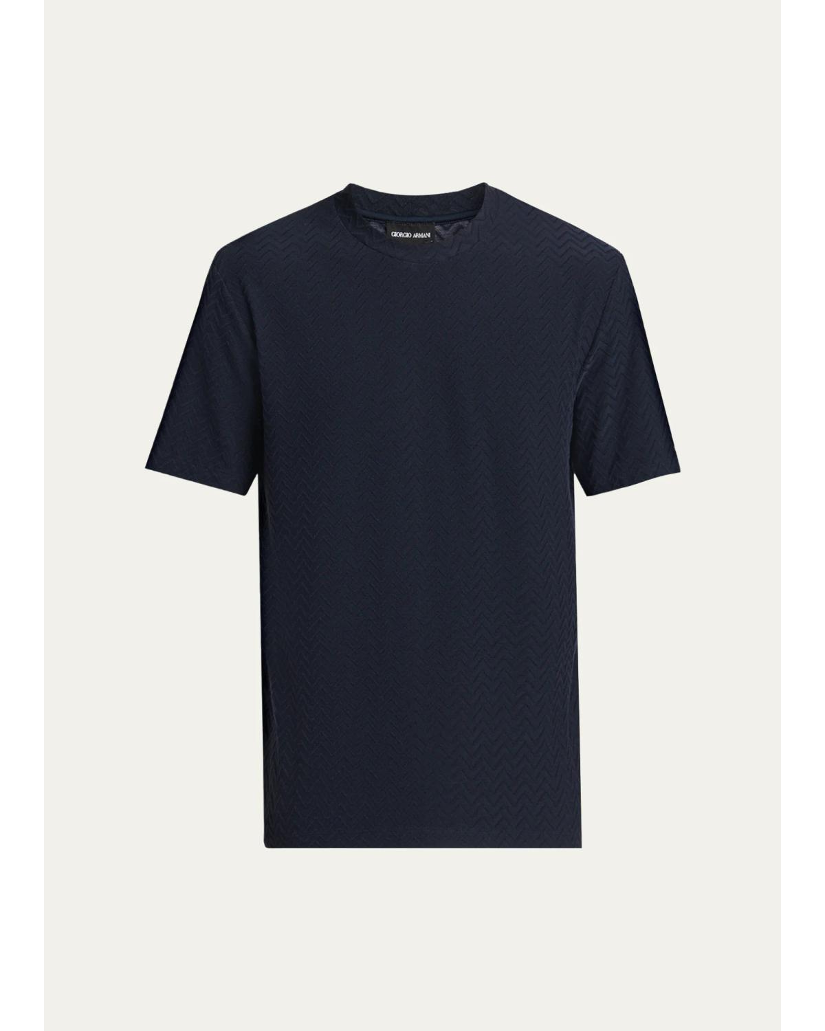 Men'S Rib-Knit Wool-Blend T-Shirt