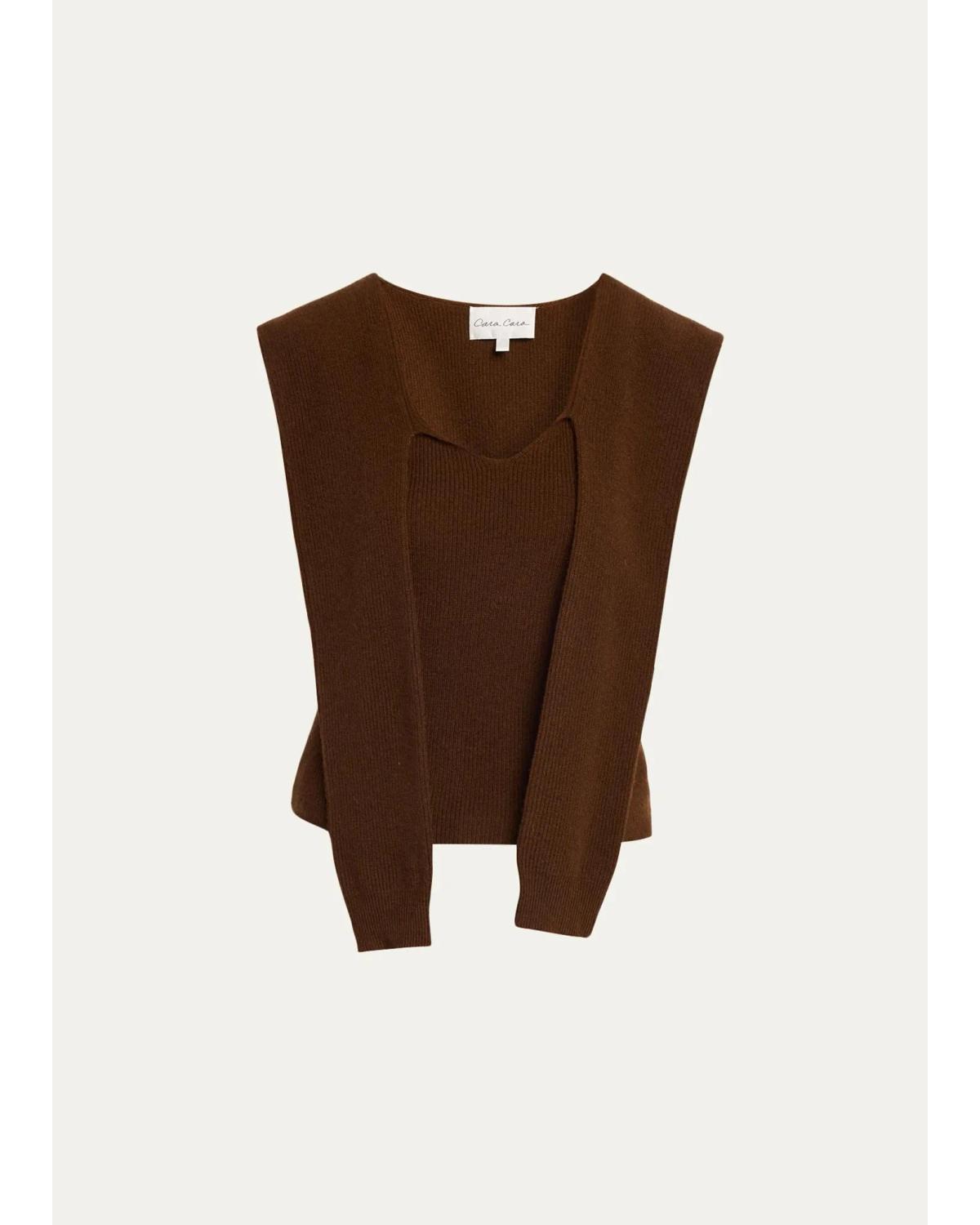 Ember Fitted V-Neck Combo Top