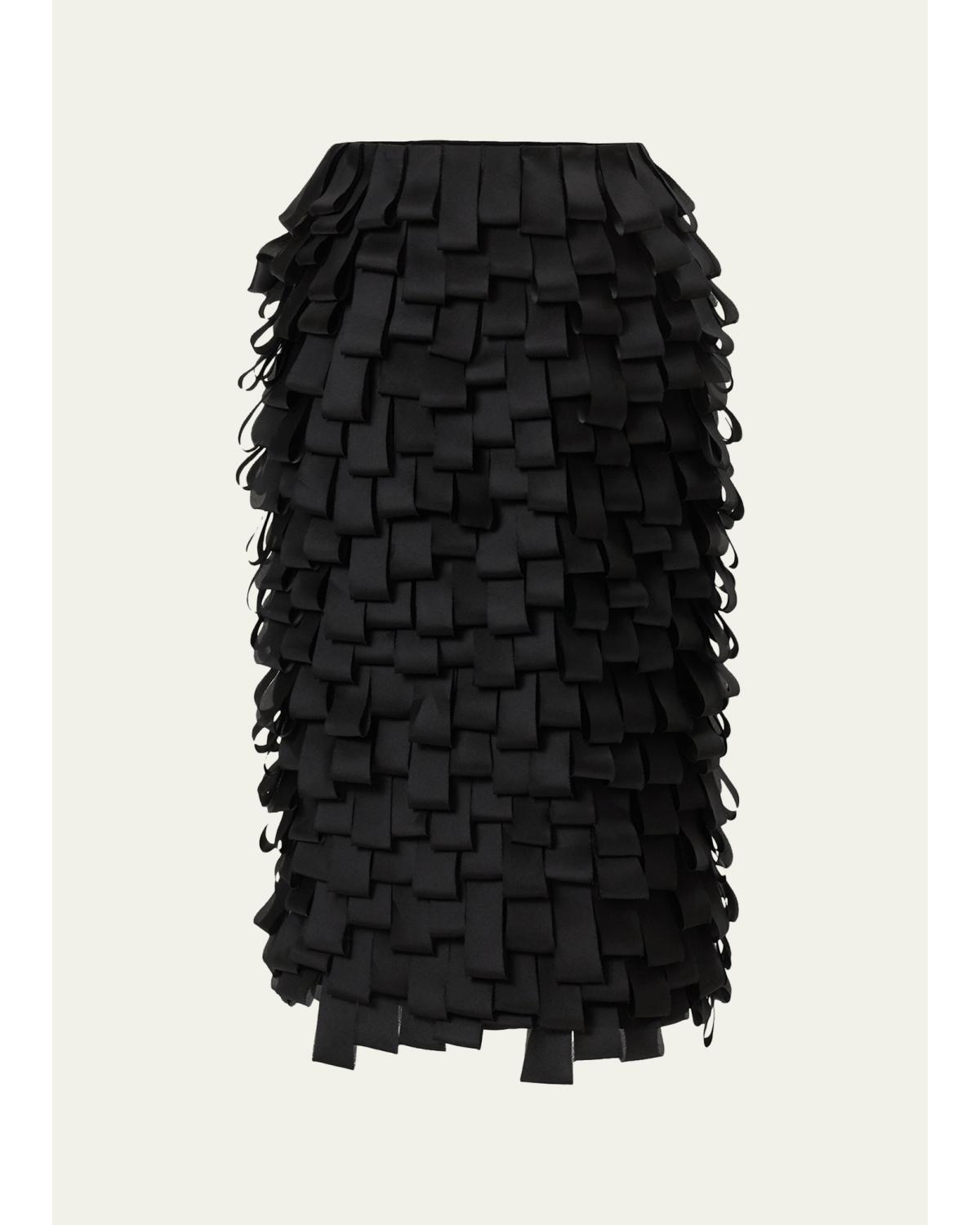 Layered Pencil Skirt