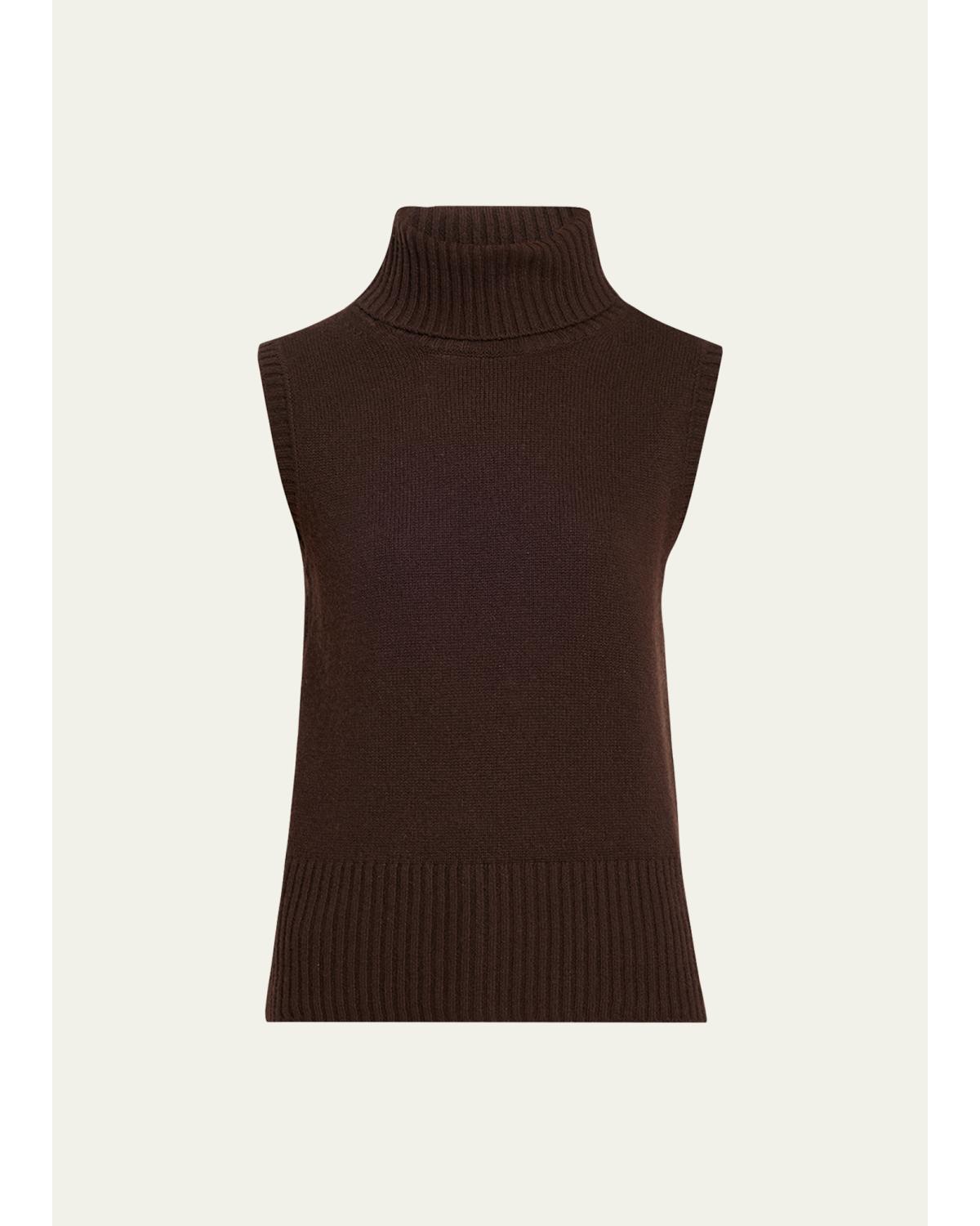 Mazzy Cashmere Turtleneck Tank