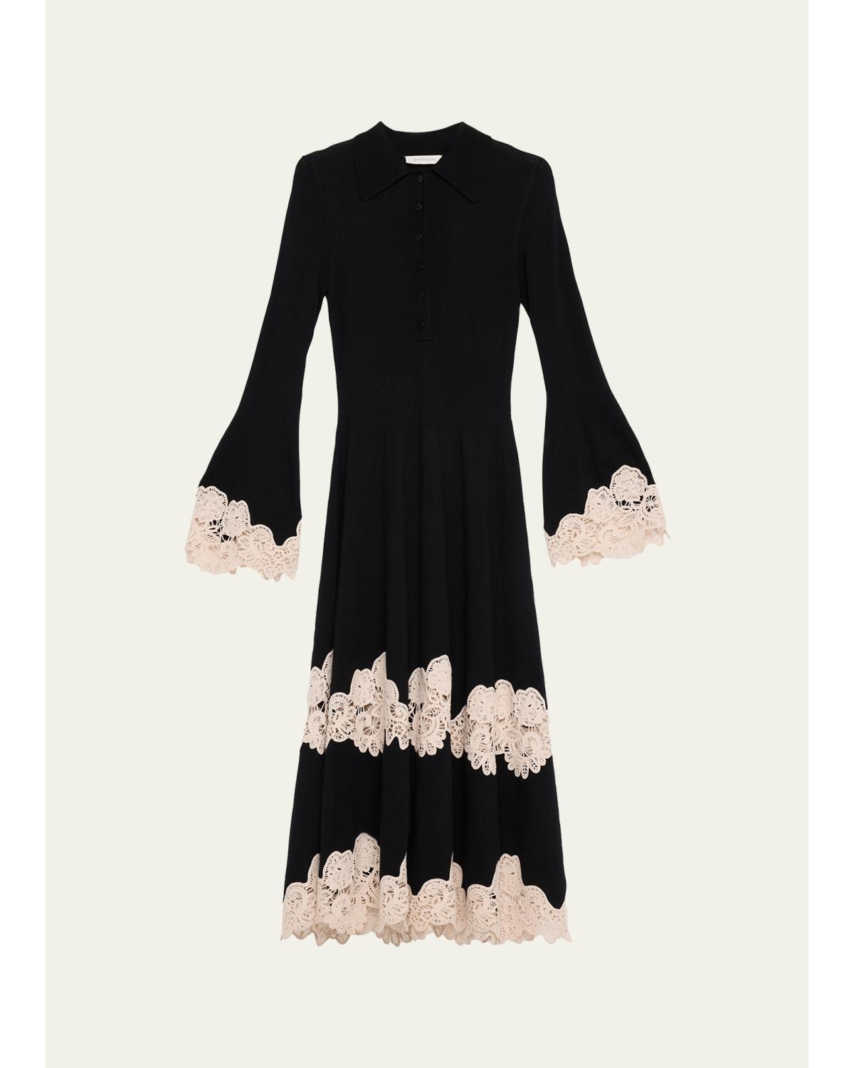 Valiant Merino Lace Maxi Dress