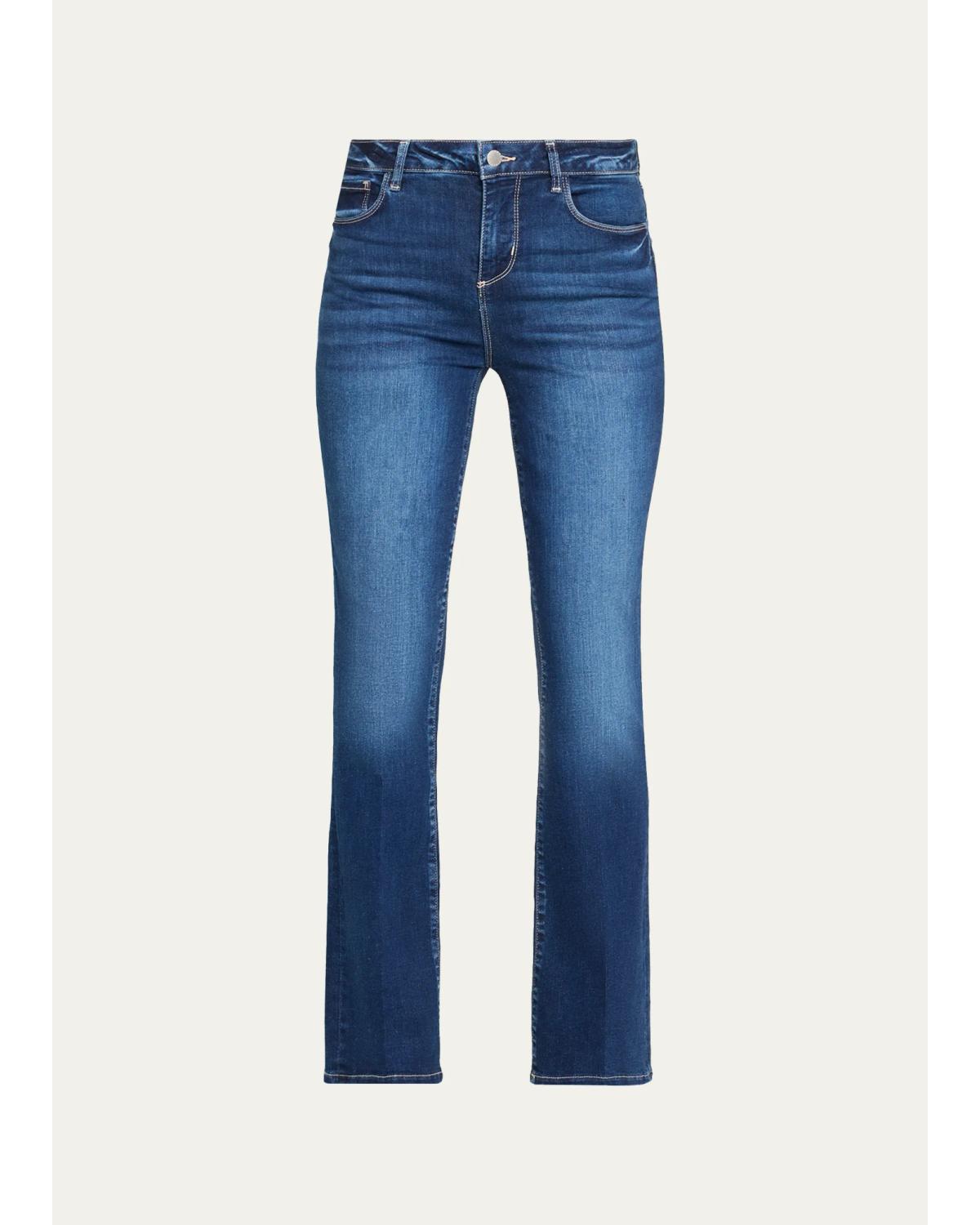 Petite Selma High-Rise Bootcut Jeans